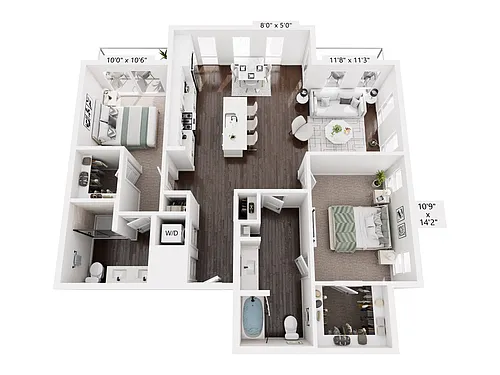 Floor plan B3
