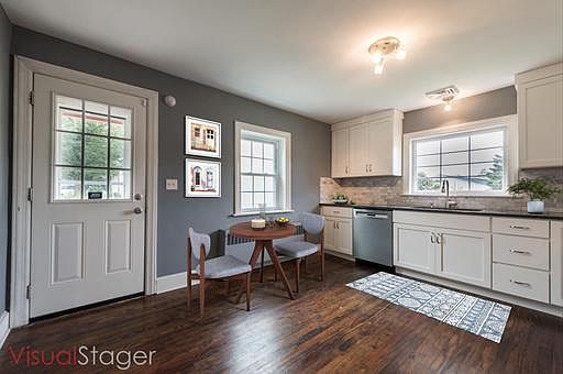 Kitchen with stainless appliances