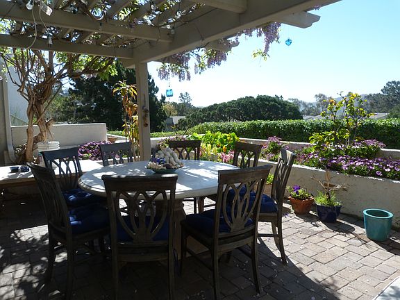 rear patio with Ocean View