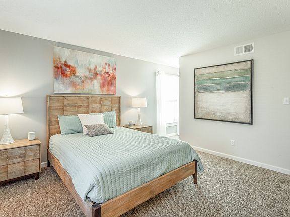 Model Bedroom at Hawthorne at Lily Flagg in Huntsville, AL