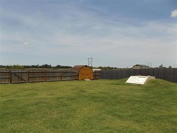 Back Yard with Shed