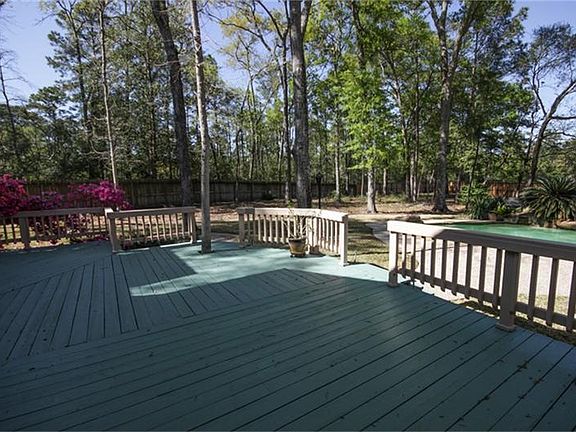 Pool/spa with rock waterfall.