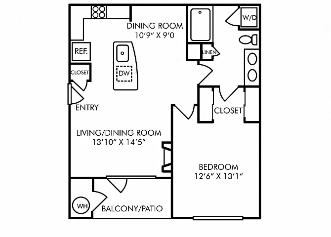 Floor plan A1C