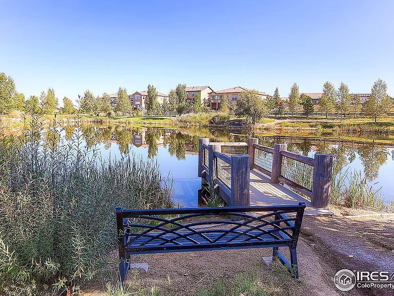 One of several lakes in the community