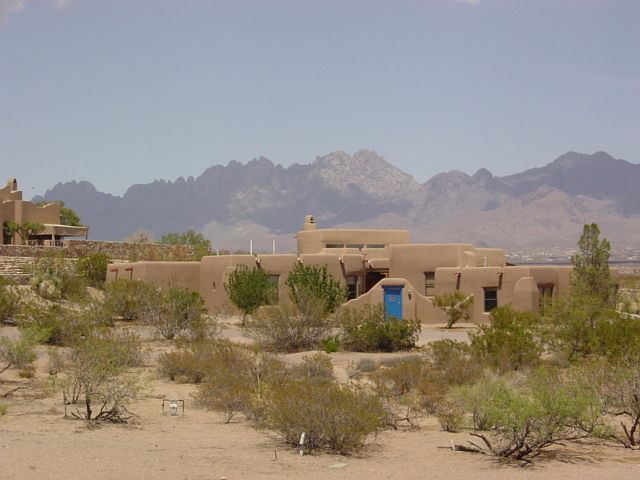 Adobe pueblo home