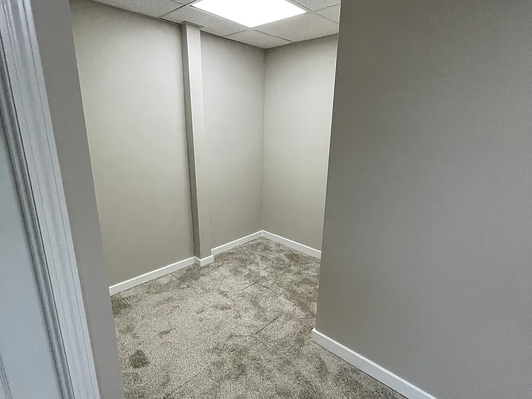 Lower level desk or closet area