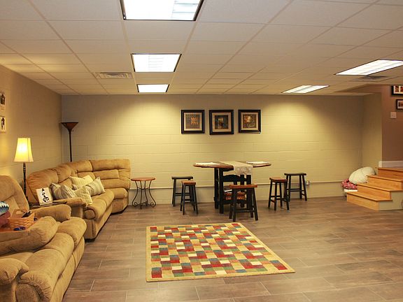 Downstairs game room