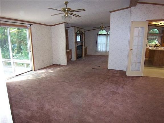 living area to the family room