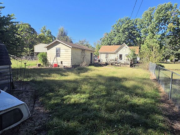 Back yard and garage 