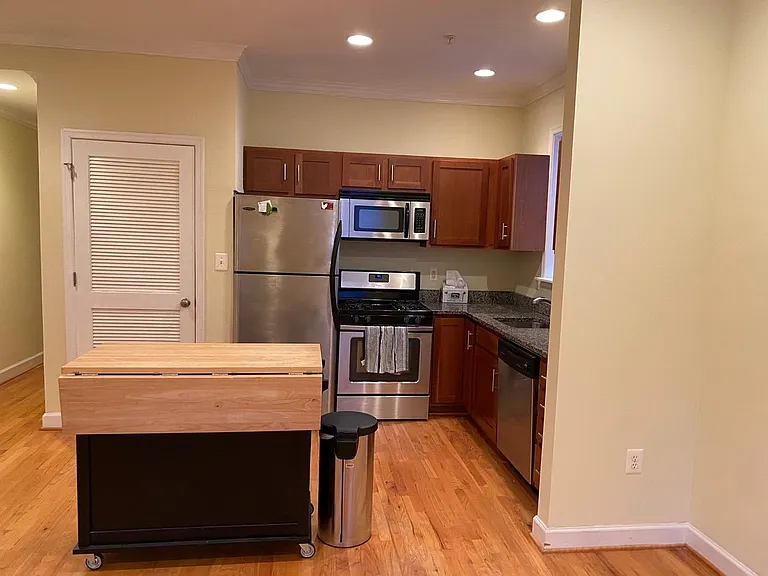 Kitchen with large pantry on the left