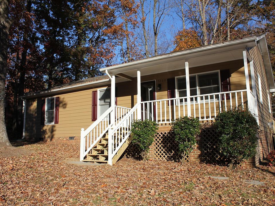 Front deck overlooks street view.