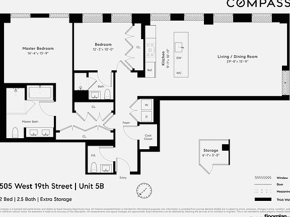 2nd image of 505 W 19th St APT 5B
