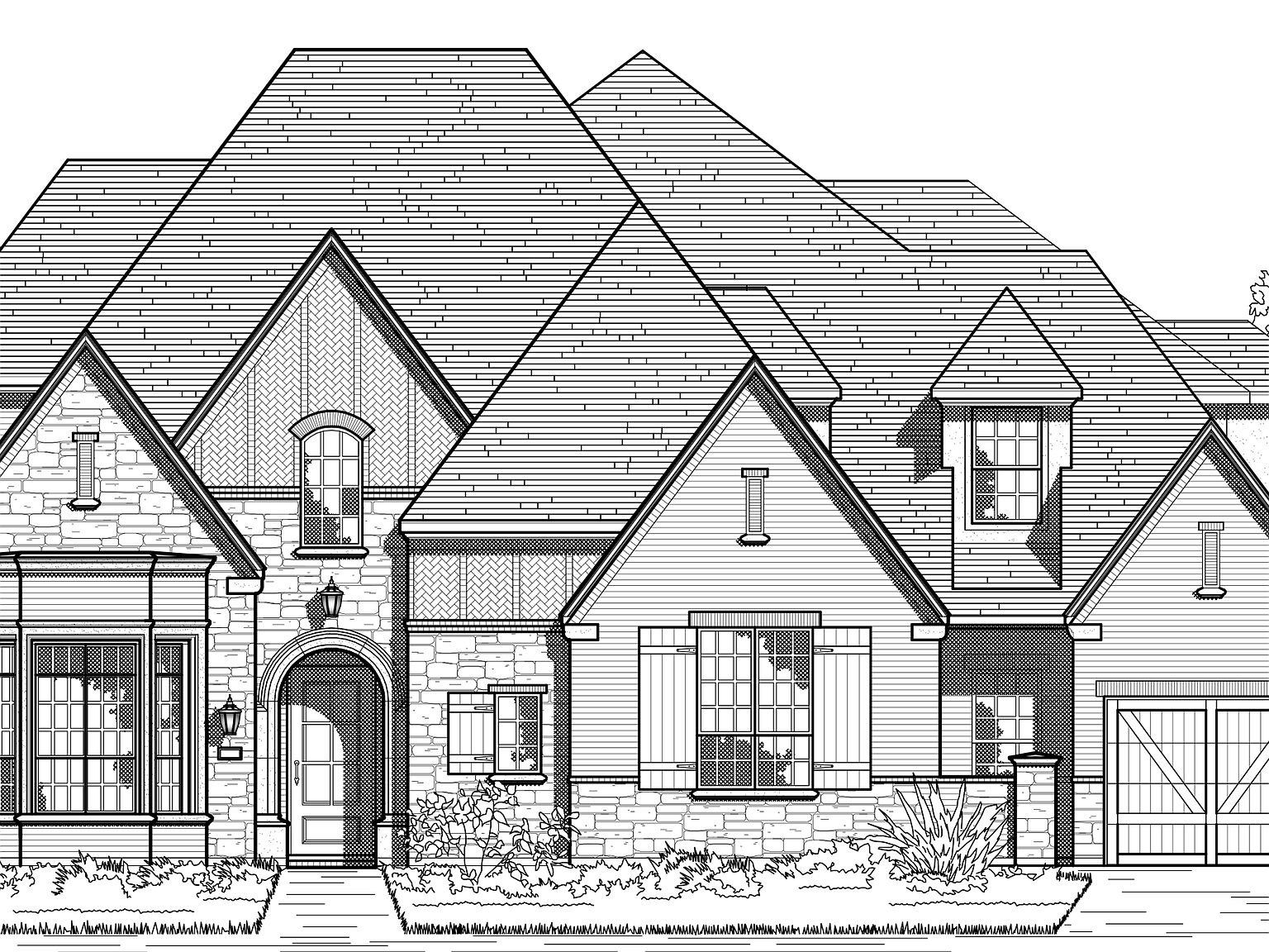 Plan 4626 Plan, Woodforest Huntington: 100ft. lots