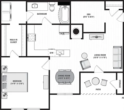 Floor plan A2