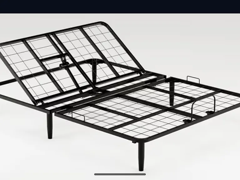 Electric adjustable bedframe under New mattress!
