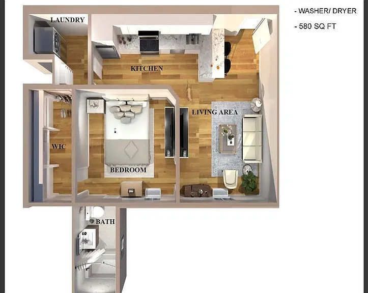 The Parkview at Polifly: In-Unit Washer & Dryer, Heat and Water Included, and Cat & Dog Friendly — Photo 48