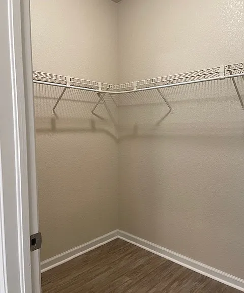 Primary walk in closet