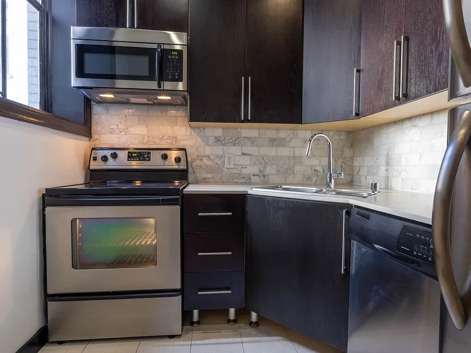Kitchen with Stainless Steel Appliances