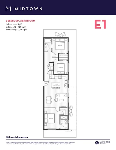 Floor plan 3-206