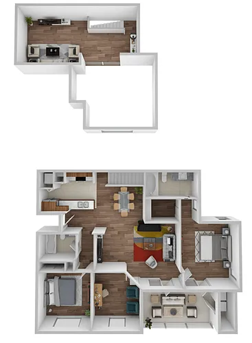 Floor plan B3 - Cooper with Loft