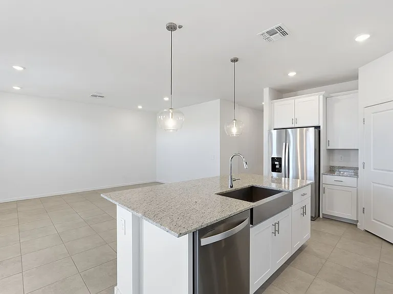 Kitchen into Great Room