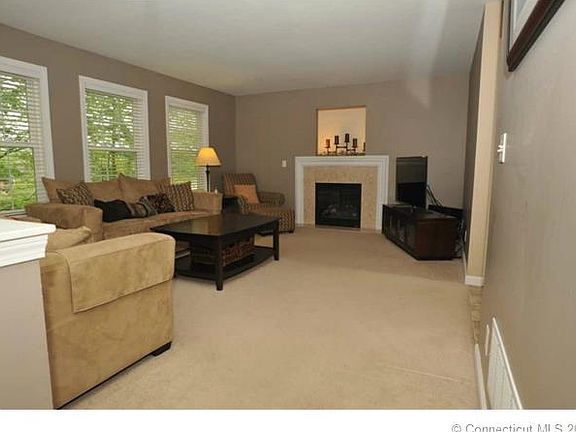 First floor living room has...