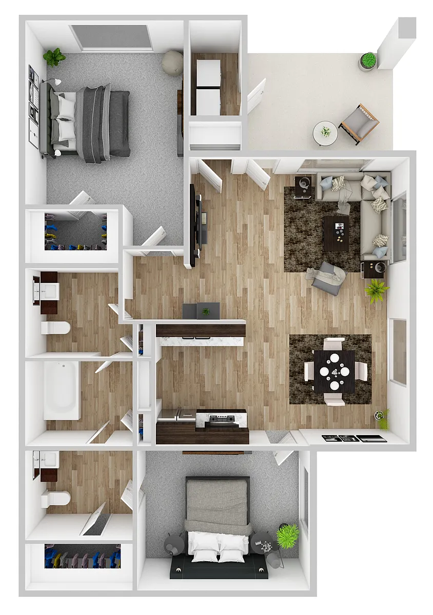 Floor plan 2 Bedroom