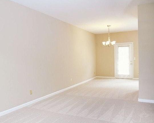Main level. Living room & dining area
