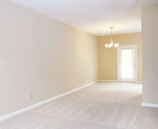 Main level. Living room & dining area