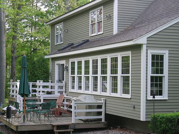 View in the backyard