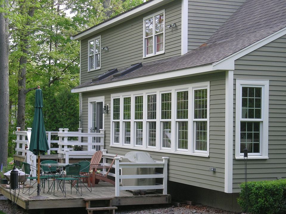 View in the backyard