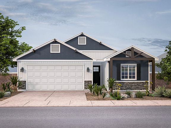 Rendering of Future front Elevation. These are the right colors