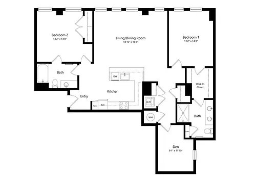 Floor plan B6