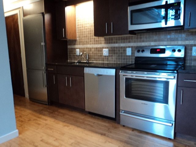 Modern stainless steel kitchen