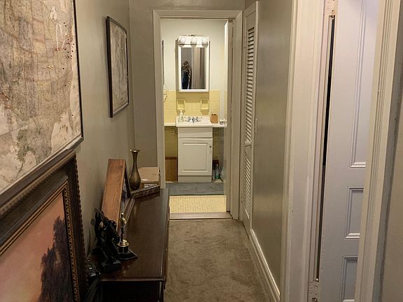 Hall between LR and 2 large Bedrooms for maximum privacy!