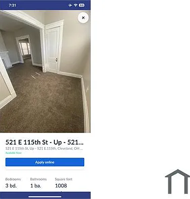 3 bed, 1008 sqft, $1,100 — Photo 3