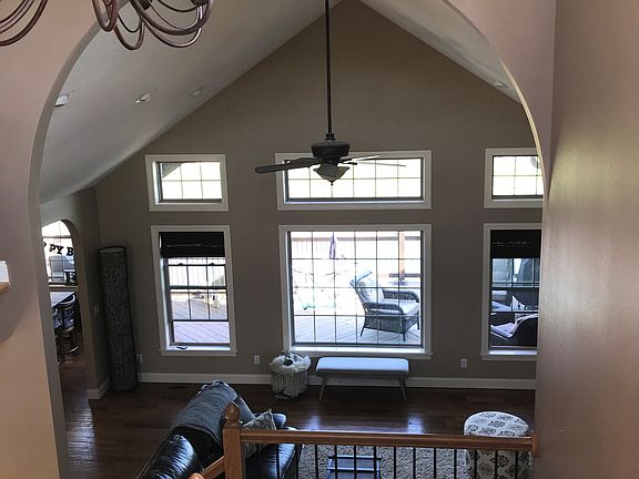 Upstairs view of Living Room