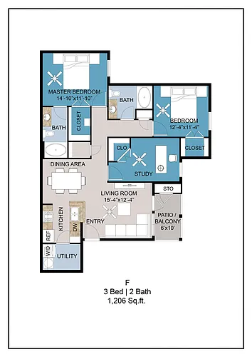 Floor plan Plan F