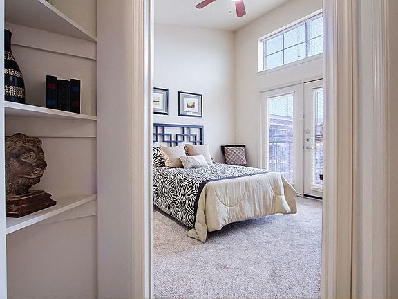 Balcony / patio and linen closets off of bedrooms available