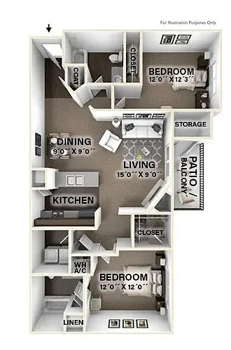 Floor plan B1 Stetson