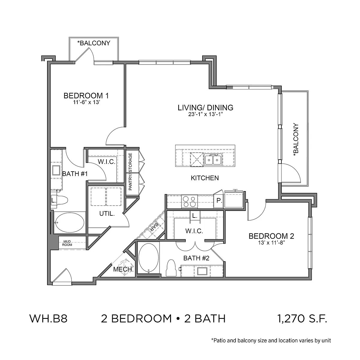 Floor plan WH.B8