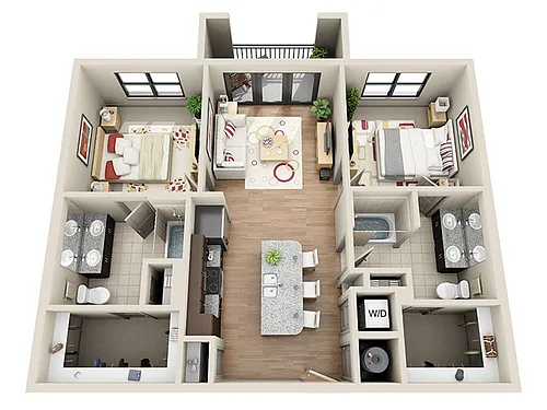 Floor plan B1