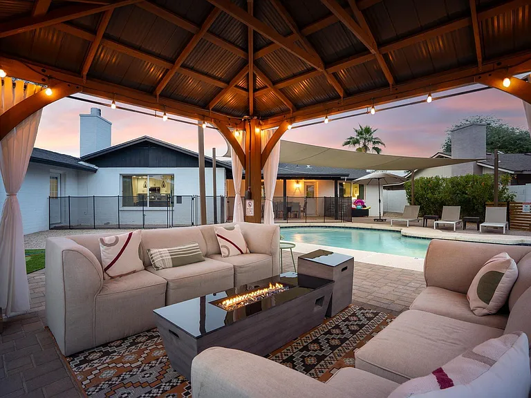 Gazebo
Misters
Lights
Firepit
