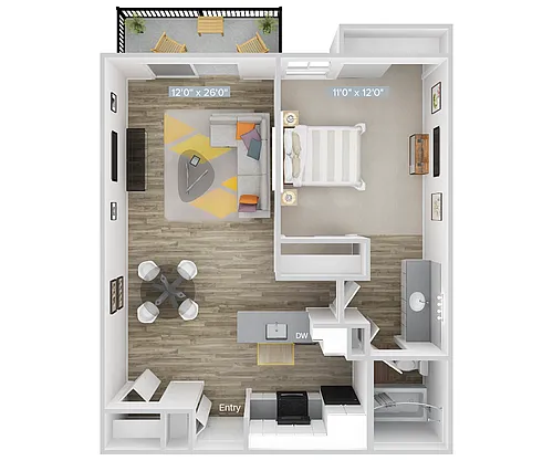 Floor plan A1-664-1