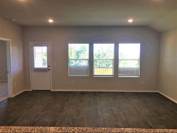 Farm view from the kitchen looking over the living room