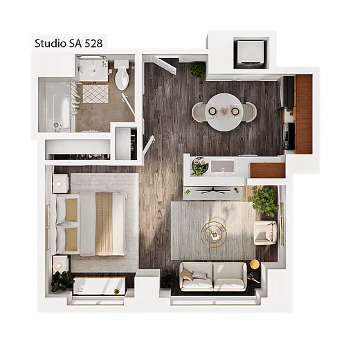 Floor plan Studio