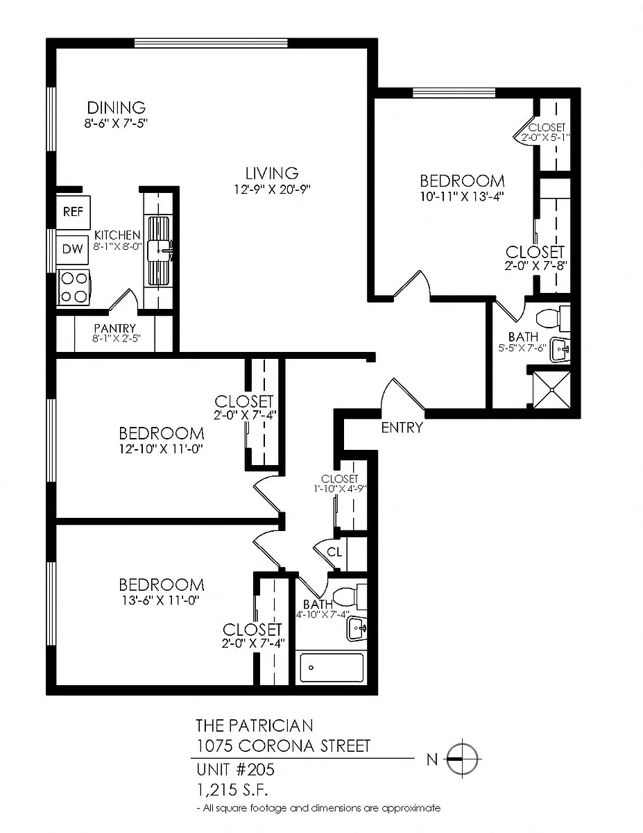 Floor plan 3 bedroom