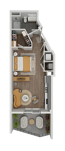 Floor plan Studio 08