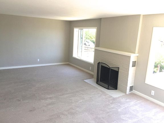 large living room and dining area
