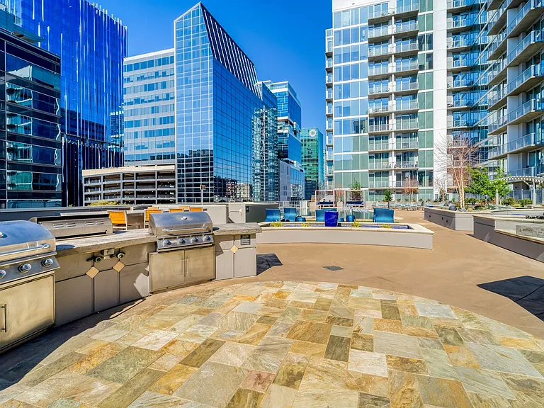 Outdoor grill area perfect for entertaining guests
